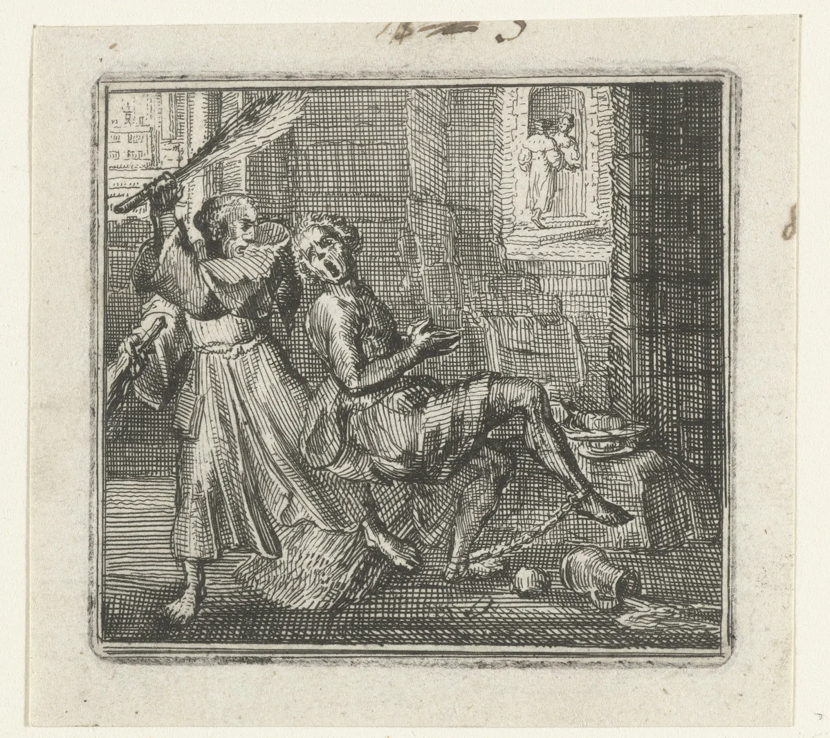 Illustratie voor de Decamerone van Boccaccio by Romeyn de Hooghe, print, 1697
