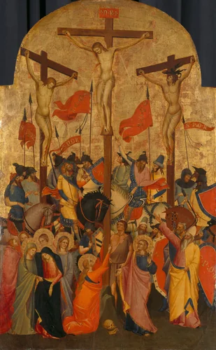The Crucifixion by Niccolò di Pietro Gerini, painting, 1390