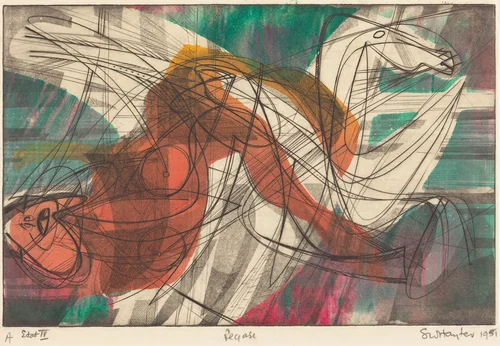 Pégase by Stanley William Hayter, print, 1951