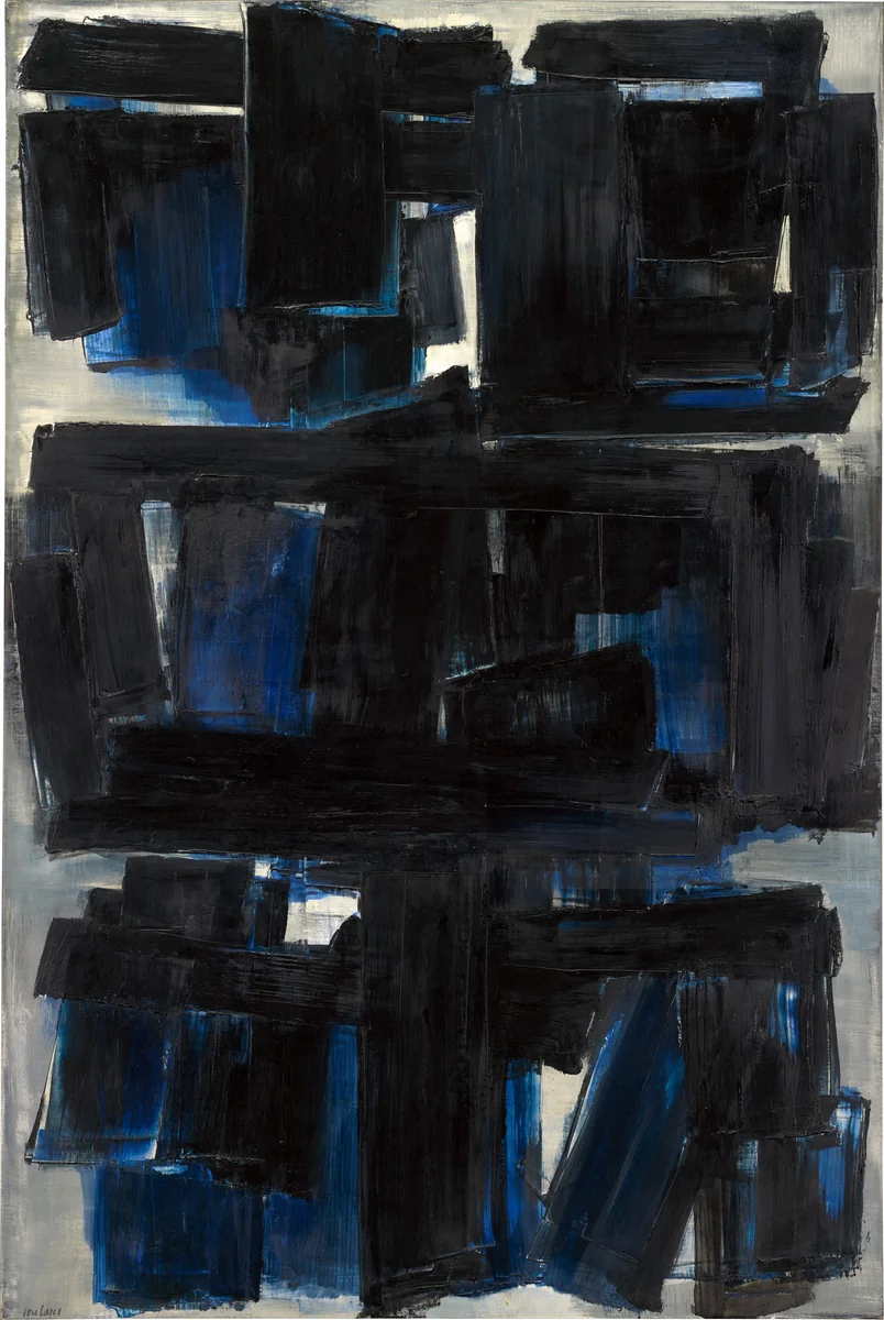 Peinture 195 x 130 cm, 30 octobre 1957 by Pierre Soulages, painting, 1957
