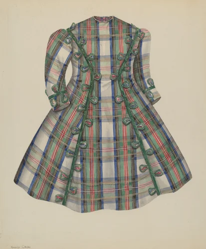 Child's Dress by Nancy Crimi, index of american design, 1935-1942