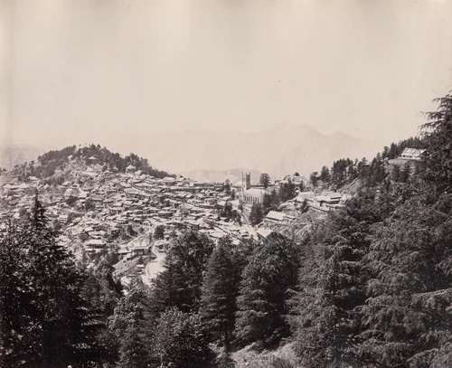 Shimla by Samuel Bourne, photograph, 1860-1869