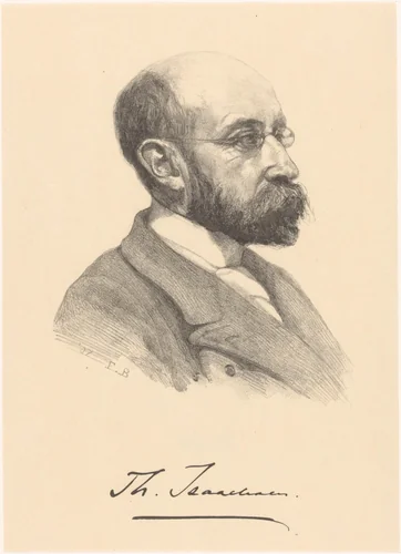 Portret van Thorvald Isaachsen by Frederika Henriëtte Broeksmit, print, 1907