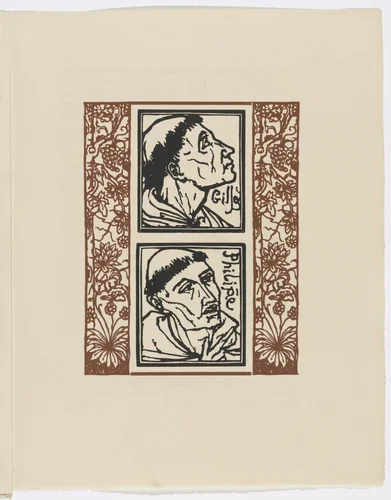 Plate (page 79) from Les Petites Fleurs de St. François (The Little Flowers of St. Francis) by Émile Bernard, illustrated book, 1928