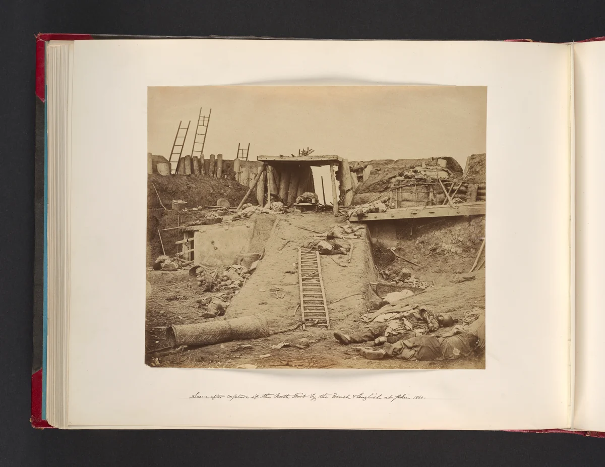 Scene After Capture at the North Fort by the French and English at Pekin, 1860 by John Thomson, photograph, 1860
