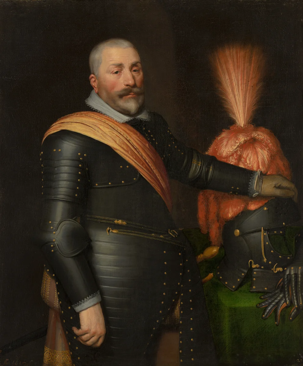 Portrait of an Officer by Jan Anthonisz. van Ravesteyn, painting, 1612