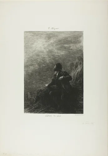 The Evening Star, second plate by Henri Fantin-Latour, print, 1879
