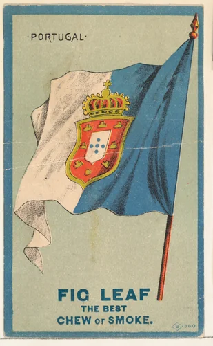 Portugal, from the National Flags series (N195) issued by Wm. S. Kimball & Co. by William S. Kimball & Company, print, 1891