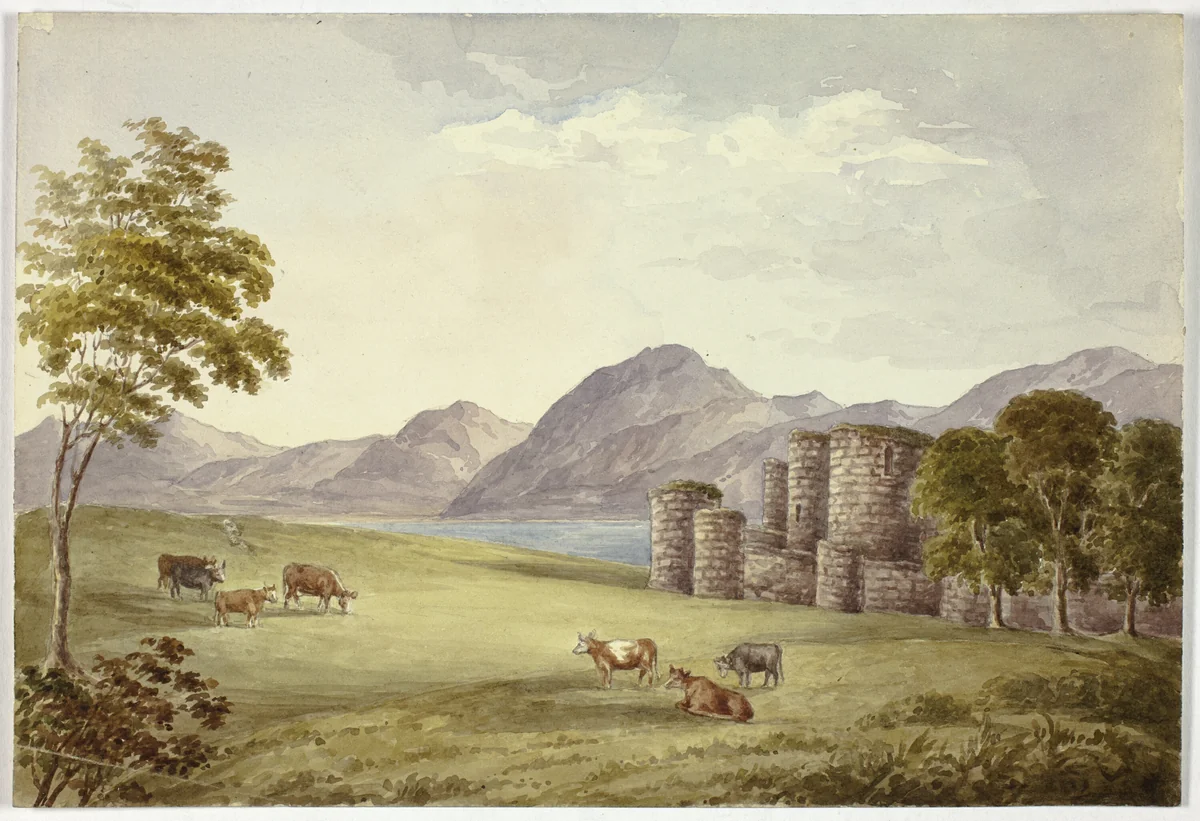 Beauman's Castle by Elizabeth Murray, painting, 1845