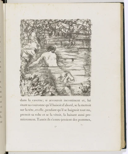 In-text plate (page 51) from Daphnis et Chloé by Pierre Bonnard, illustrated book, 1902