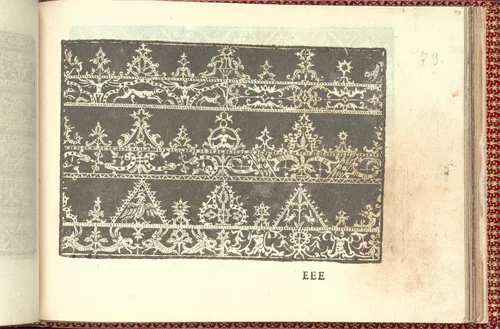 Corona delle Nobili et Virtuose Donne: Libro I-IV, page 73 (recto) by Cesare Vecellio, book, 1601