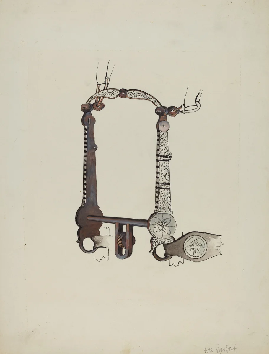 Bit by William Herbert, index of american design, 1936