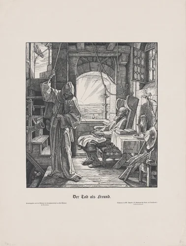 Der Tod als Freund (Death as a Friend) by Alfred Rethel
Richard Julius Jungtow
Hugo Bürkner
Julius Buddeus, print, 1851