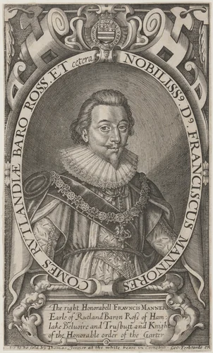 Francis Manners, First Earl of Rutland by Unknown 19th Century, print, 1800-1899