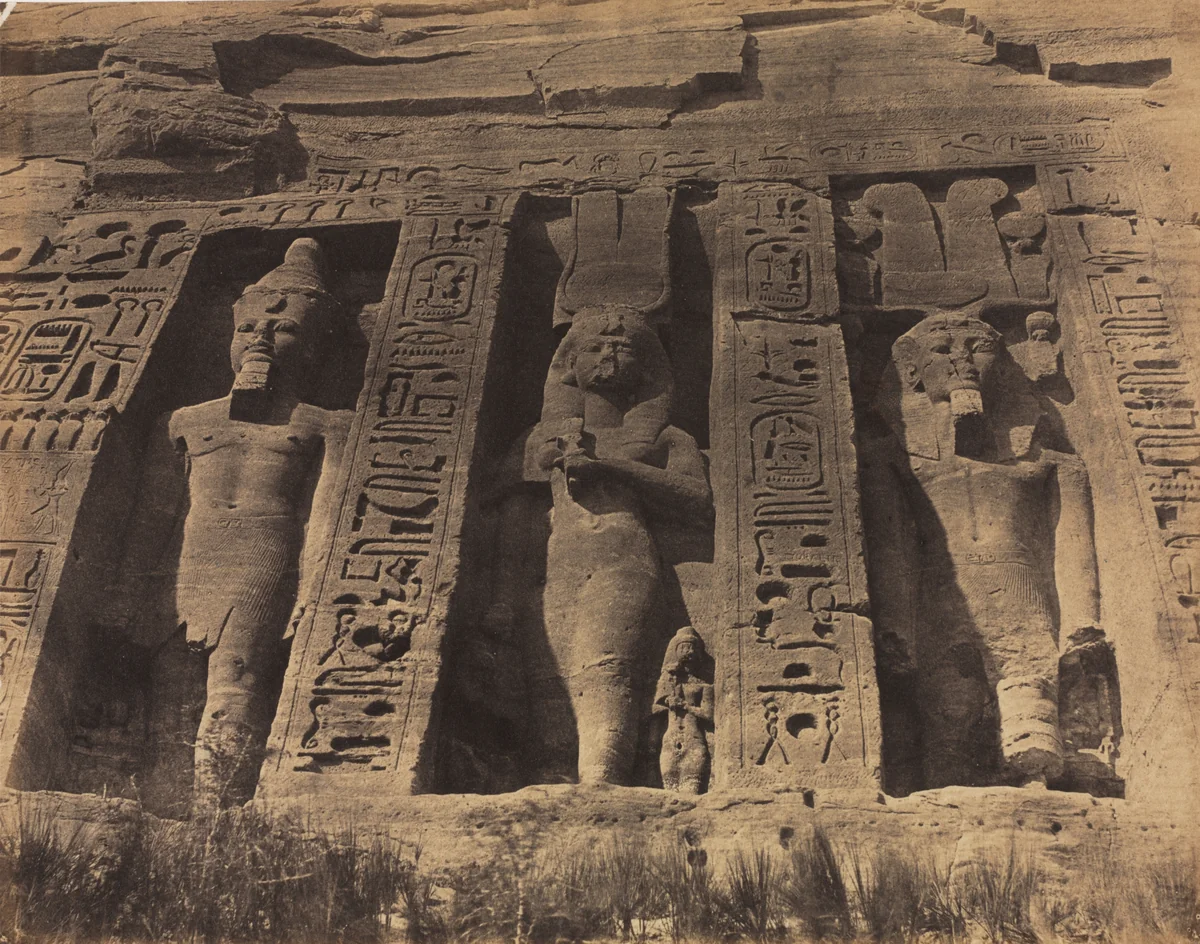 Temple of Abu Simbel by Robert Murray, photograph, 1856