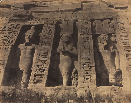 Temple of Abu Simbel by Robert Murray, photograph, 1856