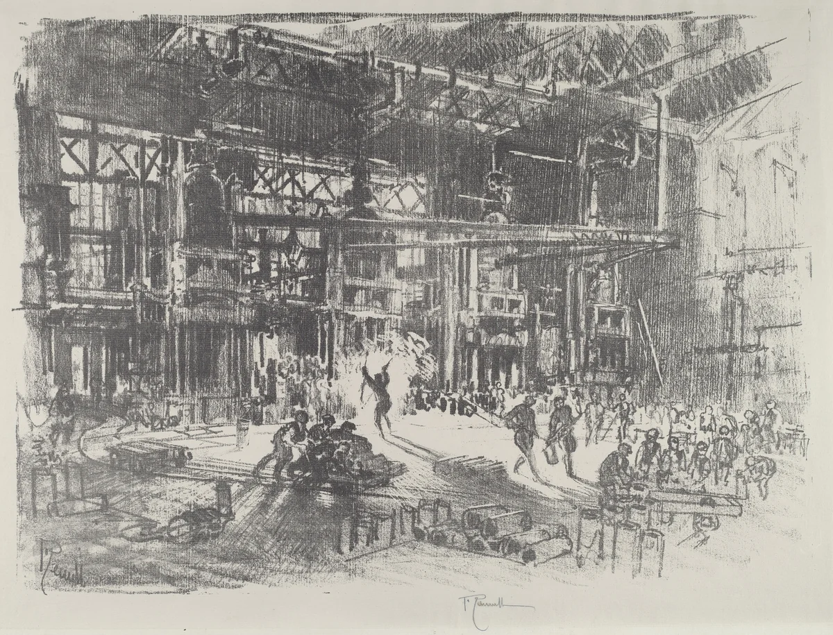The Presses by Joseph Pennell, print, 1916