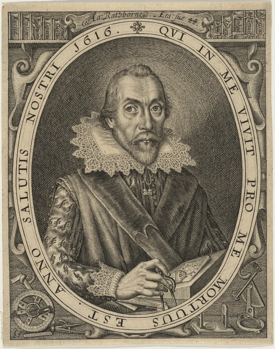 Aaron Rathborne by Simon van de Passe, print, 1616