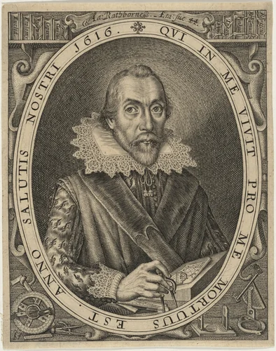 Aaron Rathborne by Simon van de Passe, print, 1616