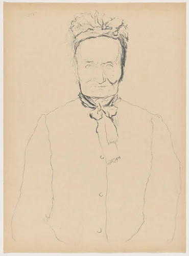 La vieille (Old Woman) by Eugène Martel, print, 1895