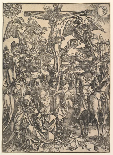 The Crucifixion, from "The Large Passion" by Albrecht Dürer, print, 1498