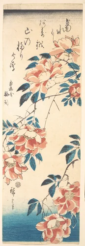 Rose by Utagawa Hiroshige (歌川広重), print, 1615-1868