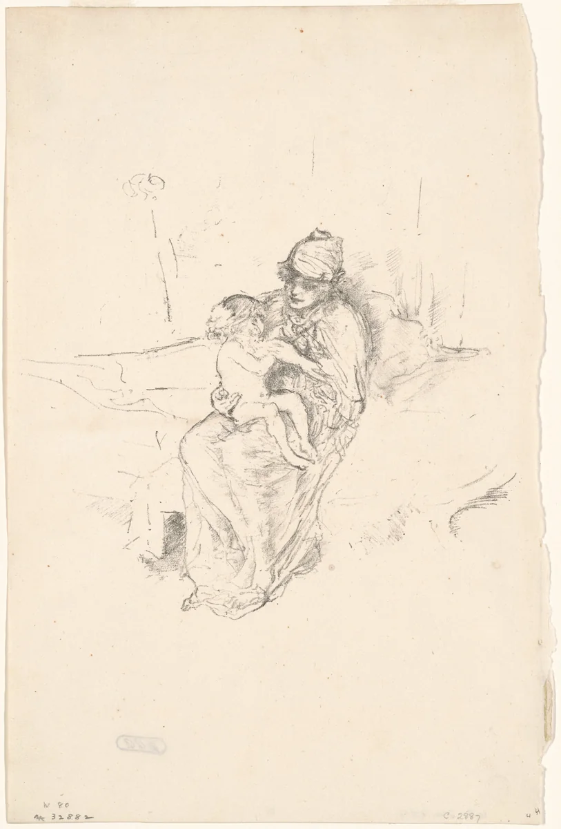 Mother and Child, No. 1 by James McNeill Whistler
Frederick Goulding, print, 1891-1895