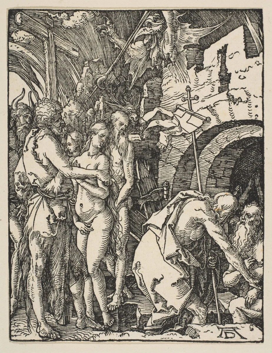 Christ in Limbo, from "The Small Passion" by Albrecht Dürer, print, 1509