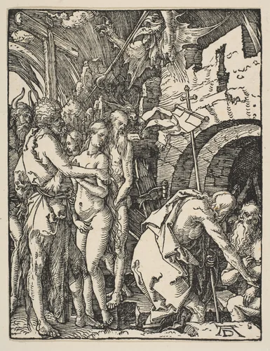 Christ in Limbo, from "The Small Passion" by Albrecht Dürer, print, 1509