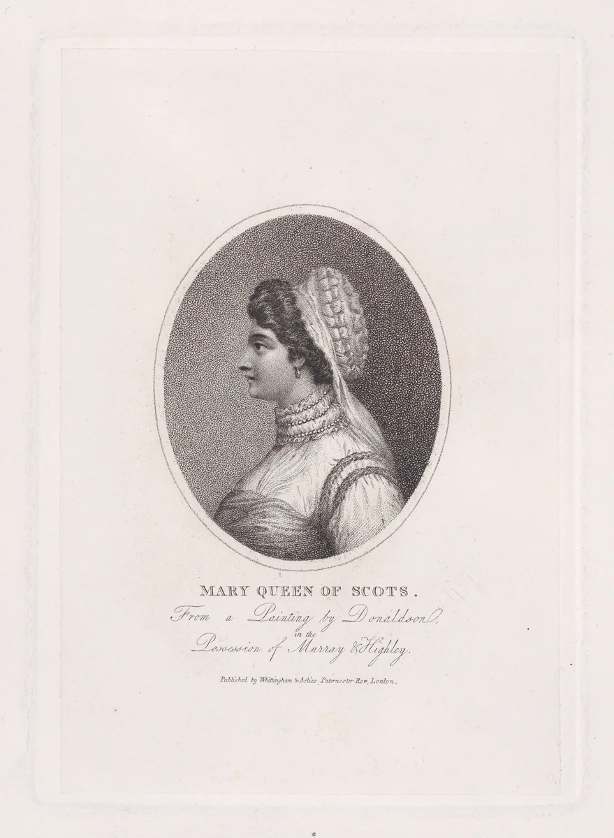 Mary, Queen of Scots by Whittingham & Arliss, print, 1814-1816