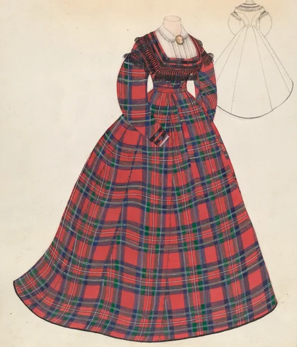 Dress by Roberta Spicer, index of american design, 1937