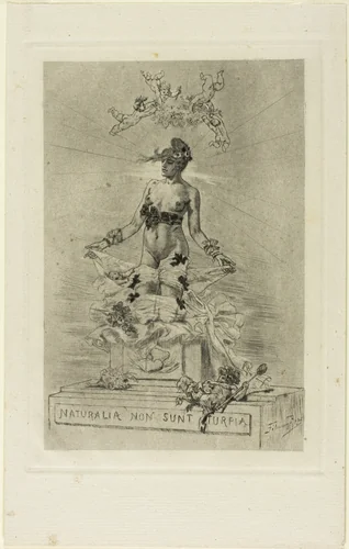 Offering by Félicien Rops, print, 1895