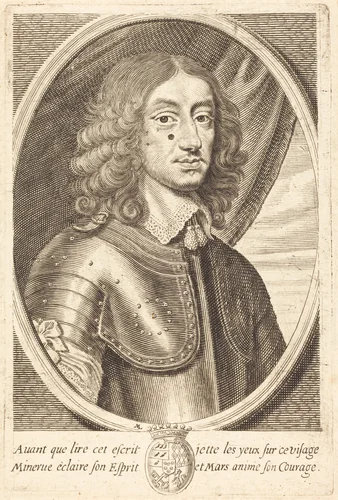 François de Beauvillier by Michel Lasne, print, 1656