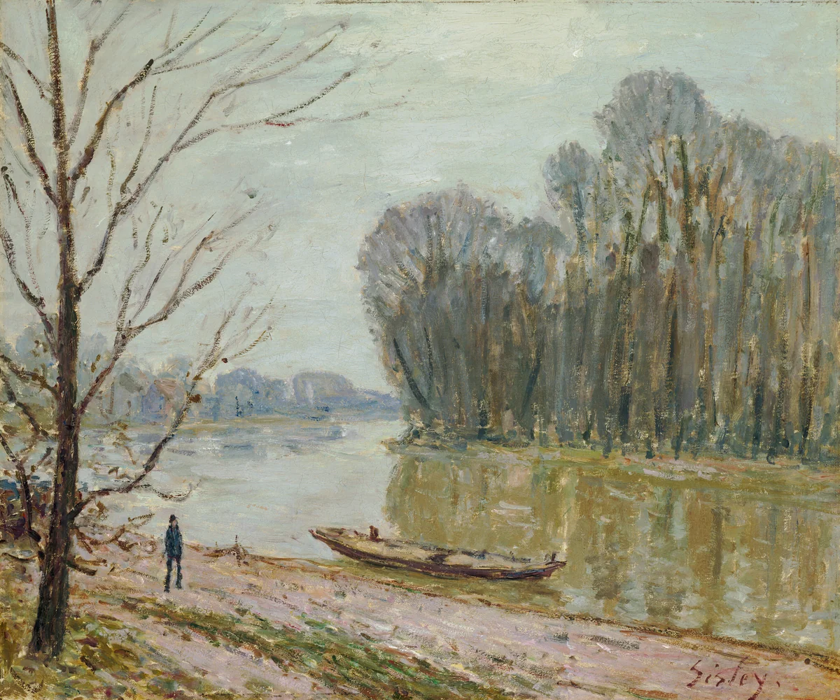 The Loire by Alfred Sisley, painting, 1896
