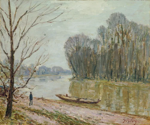 The Loire by Alfred Sisley, painting, 1896