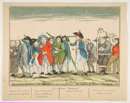 Le Niveau Nationale (The National Level) by anonymous, print, 1784-1794