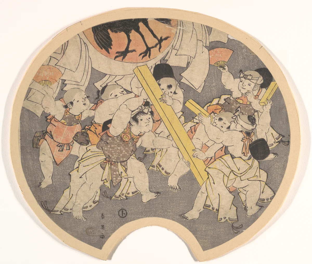 Children's Lantern Float, Sanno Festival by Katsukawa Shun'ei (勝川春英), print, 1778-1798