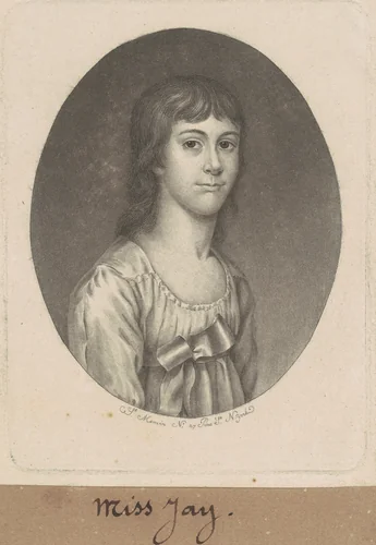 Ann Jay by Charles B. J. Févret de Saint-Mémin, print, 1797