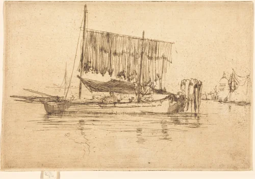 Fishing-Boat by James McNeill Whistler, print, 1880