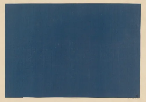 Effen blauw papier by anonymous, other, 1800-1900