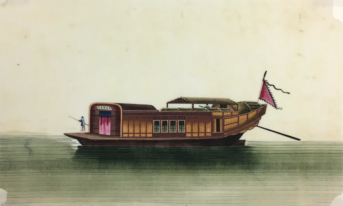 Ship paintings by China, painting, 1834-1866