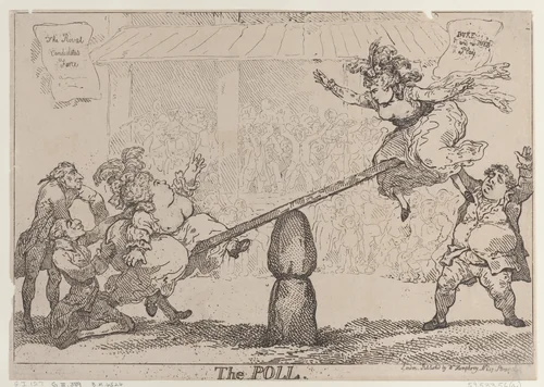 The Poll by Thomas Rowlandson, print, 1784