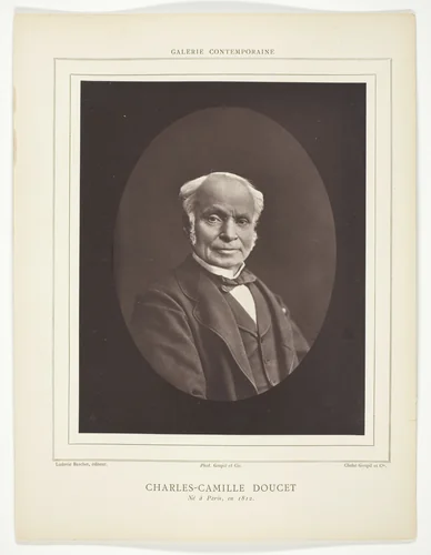 Charles-Camille Doucet by Goupil et Cie, photograph, 1875-1885