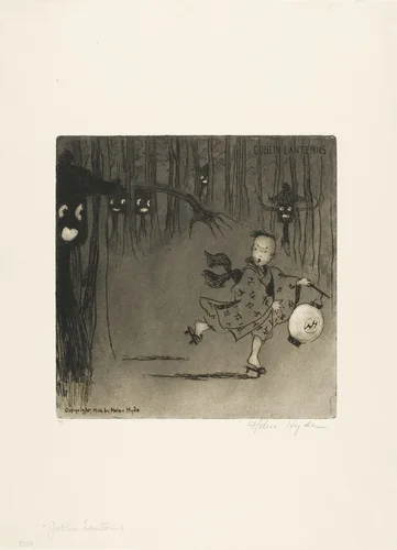 Goblin Lanterns by Helen Hyde, print, 1906