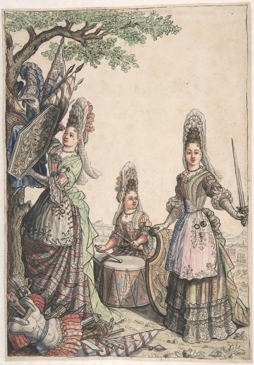 The Iron Age (L'Age de fer) by Nicolas Arnoult, drawing, 1645-1727