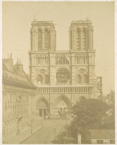 Notre Dame, Paris by Bisson Frères, photograph, 1850-1859