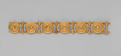 Bracelet by Castellani, metalwork, 1855-1865