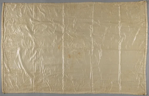 Sprei van applicatiekant van Koningin Sophie by anonymous, textile, 1839