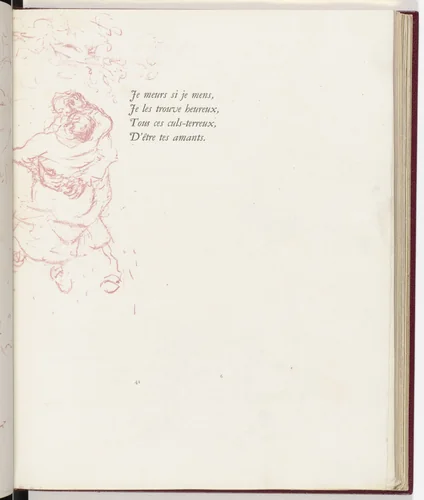 In-text plate (page 41) from Parallèlement (In Parallel) by Pierre Bonnard, illustrated book, 1900
