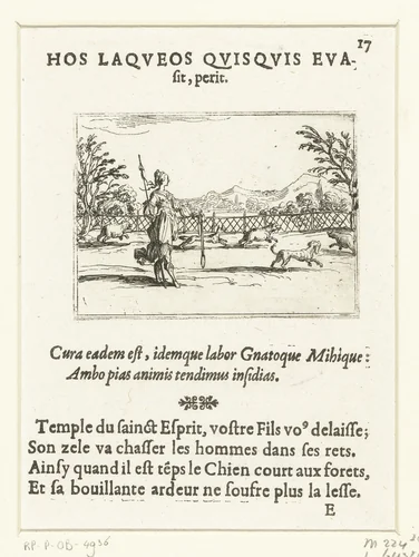 Jaagster by Jacques Callot, print, 1625-1629